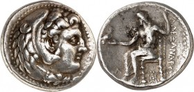 DONAUKELTEN / OSTKELTEN. 
Typ Alexander III. von Makedonien. 
Tetradrachmon 17,12g. Münzstätte Macedonien / Thrakien. Herakleskopf n.r./ A LEXAND Po...