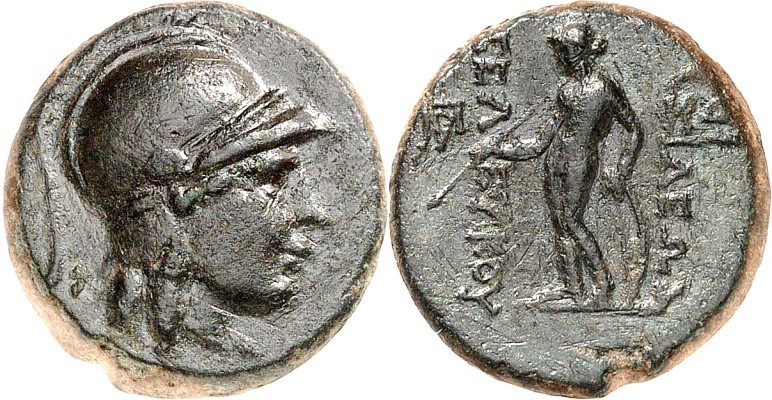 SYRIEN. 
KÖNIGREICH. 
Seleukos II. Kallinikos 246-226 v. Chr. AE-Dichalkon 16/...