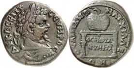 THRAKIEN. 
ANCHIALOS (Pomorije). 
Septimius Severus 193-211. AE-Tetrassarion 26/27mm 14,29g. Paludamentbüste m. Lkr. n.r. AY K L CE PT - CEYHPOC / [...