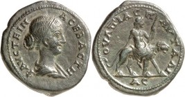 THRAKIEN. 
PAUTALIA (Kjustendil). 
Faustina iunior, als Tochter des Antoninus Pius 147-161. AE-Assarion 22/23mm 5,61g. Drapierte Büste n.r. FAU CTEI...