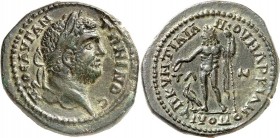 MOESIEN. 
MARKIANOPOLIS (Reka Devnia). 
Caracalla 198-217. AE-Tetrassarion 26mm (215) 11,72g, Provinzlegat QUINTILIANUS (212-215). Kopf m. Lkr. n.r....