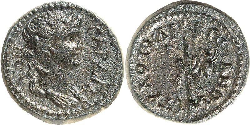 LYDIEN. 
SARDEIS (Sart). 
Traianus 98-117. AE-Dichalkon 15/16mm 2,50g, Lukios ...