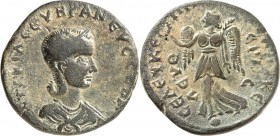 KILIKIEN. 
SELEUKEIA am Kalykadnos (Silifke am Göksu). 
Otacilia Severa, Gemahlin von Philippus I. 244-249. AE-Tetraassarion 30/31mm 14,46g. Drapier...