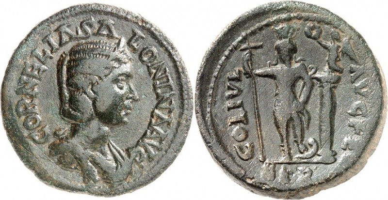PHOINIKIEN. 
BERYTUS, Colonia (Beirut). 
Salonina, Gemahlin des Gallienus 253-...