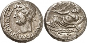 ÄGYPTEN. 
ALEXANDREIA (al-Isqandariyah). 
Hadrianus 118-138. Bi-Stater ("20"=135/136) 13,42g. Kopf mit Lorbeerkranz n.l. [AYT KAIC] TPAIAN - ADRIANO...
