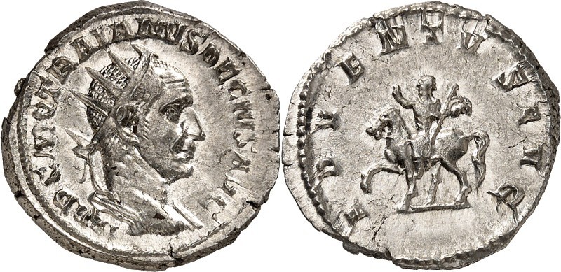 RÖMISCHES KAISERREICH. 
TRAIANUS DECIUS 249-251. Antoninian 4,97g. Paludamentbü...