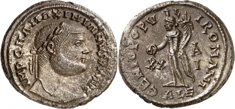 RÖMISCHES KAISERREICH. 
MAXIMIANUS I. Herculius, 285-308,310. Bi-Follis 26/28mm...