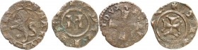 ZYPERN, Königreich. 
Heinrich I. 1218-1253. Bi-Denar 0,76g. Turm zwischen Befestigungen / Kreuz, Metcalf 634-54 Schlumb. VI,12vgl., sowie Bi-Denar 13...