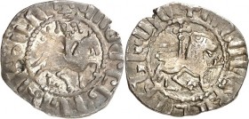 ARMENIEN, Königreich in Kilikien. 
Levon III. (1301-)1305-1307. Takvorin 1,91g, Sis. Levon reitet mit Lilienzepter n.r.; l. 8-ähnl. Symbol (armen.:) ...