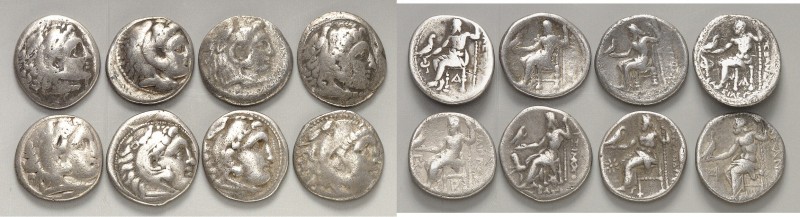 GRIECHEN. 
MAKEDONIEN. 8 Drachmen: Alexander III. 336-323 v. Chr. Herakleskopf ...