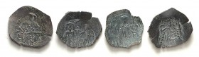 BYZANZ. 
ALLGEMEIN. 25 AE-Trachaeis der PALAIOLOGEN. 13. -14. Jahrhundert, 21-28mm. . 


meist s-ss,ss