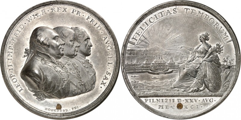 Brandenburg-Preussen. 
Friedrich Wilhelm II. 1786-1797. Medaille 1791 (v. C.J.K...