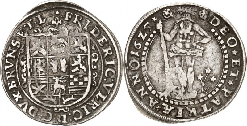 Braunschweig-Wolfenbüttel. 
Friedrich Ulrich 1613-1634. 1/4 Reichstaler 1625 Go...