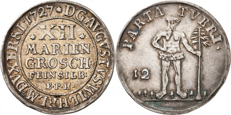 Braunschweig-Wolfenbüttel. 
August Wilhelm 1714-1731. 12&nbsp;Mariengroschen Fe...