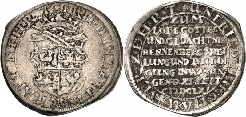 Hanau-Münzenberg. 
Philipp Ludwig II. 1580-1612. Albus zu 8 Pfennigen 1609 Kron...