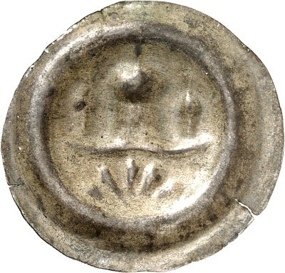 Sachsen-Meissen, Markgrafschaft. 
Otto der Reiche 1156-1190. Brakteat 0,37g. Ge...