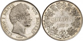 Bayern. 
Ludwig I. 1825-1848. Gulden 1838. AKS 78, J. 62. . 


vz-