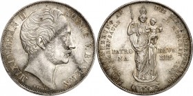 Bayern. 
Maximilian II. 1848-1864. Doppelgulden 1855 Mariensäule. AKS 168, J. 84, Th. 97. . 


vz