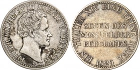 Preussen. 
Friedrich Wilhelm III. (1797-)1806-1840. Taler 1829 Ausbeute Mansfeld. AKS&nbsp; 18, J.&nbsp; 63, Th.&nbsp; 251, Neum.&nbsp; 70. . 


s...