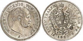 Preussen. 
Wilhelm I. 1861-1888. 1/6 Taler 1862&nbsp;A. AKS&nbsp; 100, J.&nbsp; 91, Neum.&nbsp; 7. . 


vz+