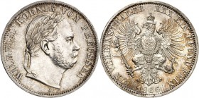 Preussen. 
Wilhelm I. 1861-1888. Vereinstaler 1866 Sieg über Österreich. AKS&nbsp; 117, J.&nbsp; 98, Th.&nbsp; 271. . 


vz