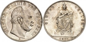 Preussen. 
Wilhelm I. 1861-1888. Vereinstaler 1871 Sieg über Frankreich. AKS&nbsp; 118, J.&nbsp; 99, Th.&nbsp; 272. . 


vz-St