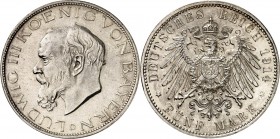 KAISERREICH. 
BAYERN, Königreich. 
5 Mark 1914 Ludwig III. J.&nbsp; 53. . 


vz-St