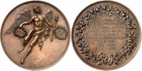 ALTDEUTSCHE LÄNDER und ADEL, 1806-1918. 
PREUSSEN Kgr.. 
Friedrich Wilhelm III. (1797-)1806-1840. Medaille 1830 (v. D.v.d. Kellen) a. d. Vermählung ...