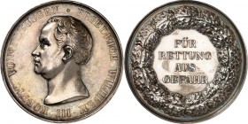 ALTDEUTSCHE LÄNDER und ADEL, 1806-1918. 
PREUSSEN Kgr.. 
Friedrich Wilhelm III. (1797-)1806-1840. Medaille o.J. (gestiftet um 1834) (o. Sign., C. Pf...
