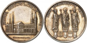 ALTDEUTSCHE LÄNDER und ADEL, 1806-1918. 
WÜRZBURG. 
Georg Anton von Stahl 1840-1870. Medaille 1843 (v. A. Neuss, b. J.J. Neuss) a.d. 1100-jähr. Stif...