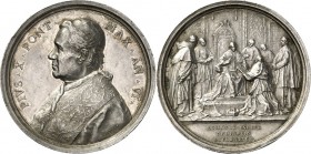 EUROPA. 
ITALIEN-Kirchenstaat. 
Leo XIII. 1878-1903. Medaille "1900" (1902) (v. R. Marschall) a.d. Vollendung d. Heiligen Jahres am 25. Dezember, ge...