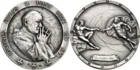 EUROPA. 
ITALIEN-Kirchenstaat. 
Johannes Paul II. 1978-2005. Jahresmedaille An. XVII (1995) (v. F. Caldarella) a. d. Enzyklika "Evangelium vitae". B...