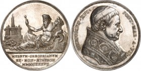 ARCHITEKTUR. 
MUSEEN. 
ROM. Jahresmedaille An VII (1837) (v. P. Girometti) a.d. Errichtung d. Museum Gregorianum. Flussgott Tiber lagert neben etrus...