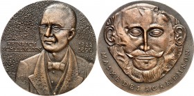 PERSONEN. 
ARCHÄOLOGEN und HISTORIKER. 
SCHLIEMANN, Heinrich *6.1.1822 Neubukow +26.12.1890 Neapel. Medaille 1990 (v. G. Rommel) a.s. 100. Todestag....