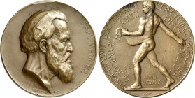 PERSONEN. 
BANKIERS und ÖKONOMEN. 
MENGER, Carl *1840 +1921 Wien. Medaille 1920 (v. R. Ruepp) a.s. 80. Geb., am 23. Februar 1920, gewidmet v. s. Fre...