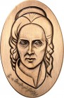 PERSONEN. 
DICHTER und SCHRIFTSTELLER. 
DROSTE -HÜLSHOFF, Annette dt. Dichterinv. *1797 bei Münster +1848 Meersburg. Eins. Medaille o.J. (v. H.M. Bu...