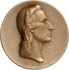 PERSONEN. 
DICHTER und SCHRIFTSTELLER. 
SCHILLER, Chr. Friedrich von *1759 Marbach +1805 Weimar. Eins. Medaille o.J. (1974) (v. Eyermann) Kopf m. la...