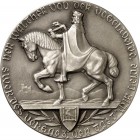 PERSONEN. 
DICHTER und SCHRIFTSTELLER. 
VOGELWEIDE, Walther von der * um 1170 wahrsch. in Niederösterreich, + um 1230. Eins. Medaille o.J. (1928) (v...