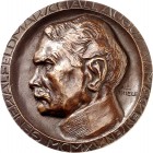 PERSONEN. 
MILITÄRS. 
MACKENSEN, A. v. *1849 +1945. Medaille 1916 (v. Alf Thiele). Im vertieften Rund Kopf mit Uniformkragen n.l., rechts sign. Eins...