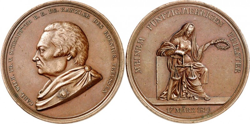 PERSONEN. 
POLITIKER. 
SCHRÖTTER, Karl Wilhelm, Freiherr von *1748 +1819. Meda...