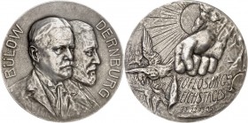 GESCHICHTE u. VERKEHRSWESEN. 
KRIEG und FRIEDEN. 
Deutsche Reichspolitik 1871-1914. Medaille 1906 (o. Sign., v. A.M. Wolff) a.d. Auflösung d. Reichs...