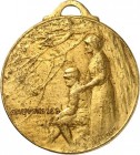 GESCHICHTE u. VERKEHRSWESEN. 
KRIEG und FRIEDEN. 
I. Weltkrieg 1914-1918 FRANKREICH. Medaille o.J. (1914-18) (v. R. Lalique) a.d. Jour du Poilu (Tag...