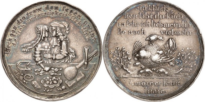 KUNSTMEDAILLEN. 
BAROCK. 
BLUM, Johann *1599 Bremen. Medaille o.J. (um 1645) H...