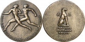 MEDAILLEURE des XIX. bis XXI. Jh.. 
DEUTSCHLAND vor 1945. 
SCHWEGERLE, Hans *1882 Lübeck +1950 München. Medaille 1920 Siegermedaille für die Sportwe...