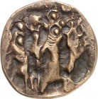 MEDAILLEURE des XIX. bis XXI. Jh.. 
DEUTSCHLAND zeitgenössisch nach 1945. 
GIERER, Hermann *1931. Medaille (1973) "Begegnung" Bronzeguss-67mm (unrun...
