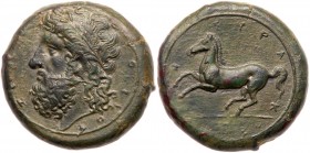 Sicily, Syracuse. Timoleon and the Third Democracy. ﾒ Dilitron (20.00 g), 344-317 BC. EF