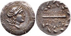 Macedonia, under Roman rule. First Meris. Silver Tetradrachm (16.94 g), ca. 167-148 BC. VF