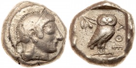 Attica, Athens. Silver Tetradrachm (17.11g), 510/500-480 BC