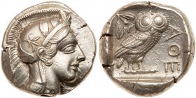Attica, Athens. Silver Tetradrachm (17.17g), ca. 440-404 BC