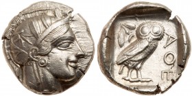 Attica, Athens. Silver Tetradrachm (17.19g), ca. 440-404 BC